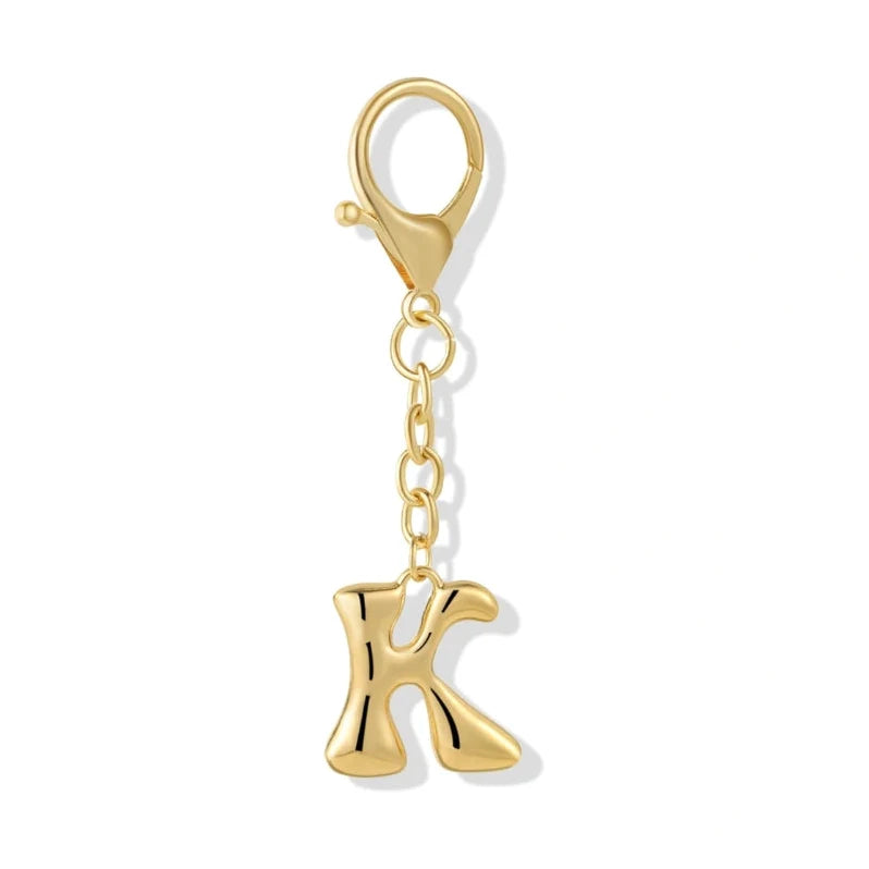 [v2] Bubble Initial Letter - Bag Charm 11