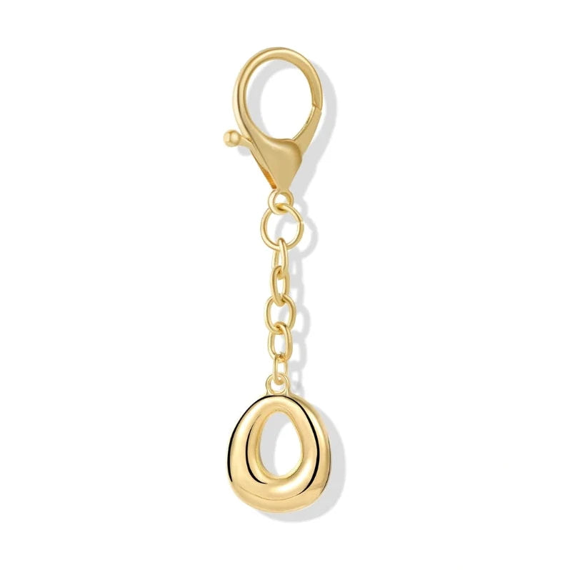 [v2] Bubble Initial Letter - Bag Charm 15