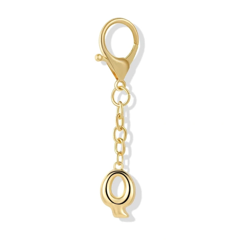 [v2] Bubble Initial Letter - Bag Charm 17