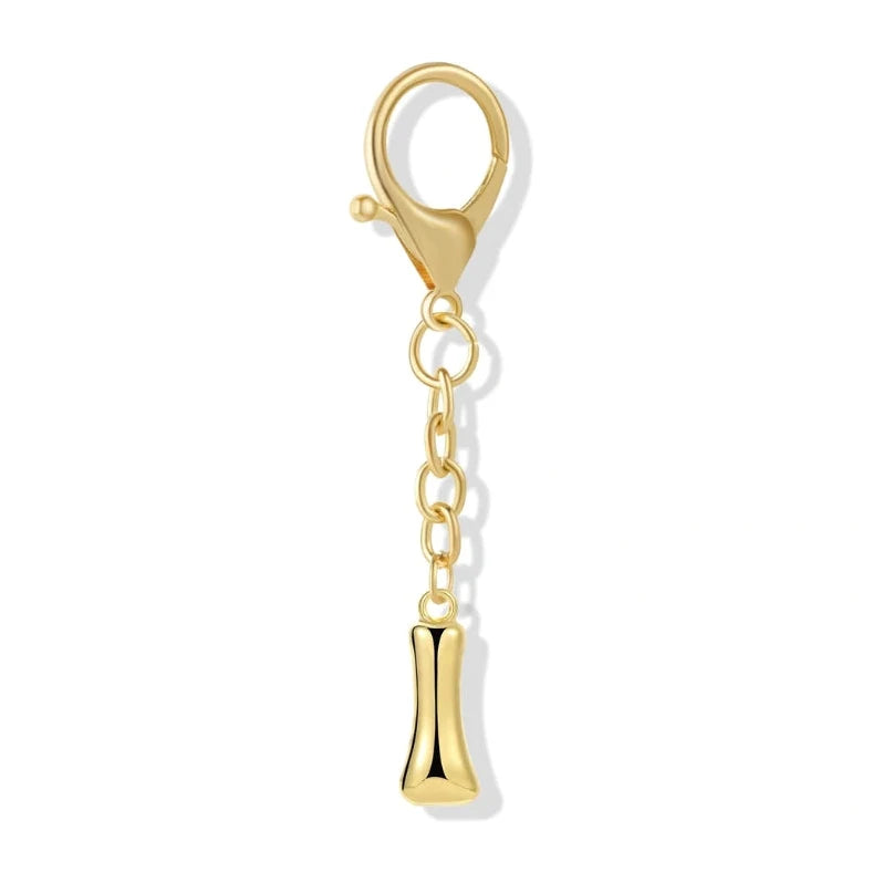[v2] Bubble Initial Letter - Bag Charm 9