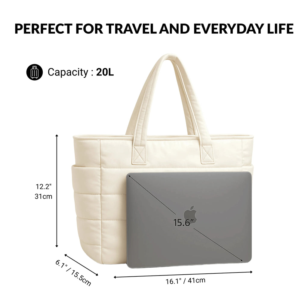 [v2] Cloudy - Puffer Tote Bag 8