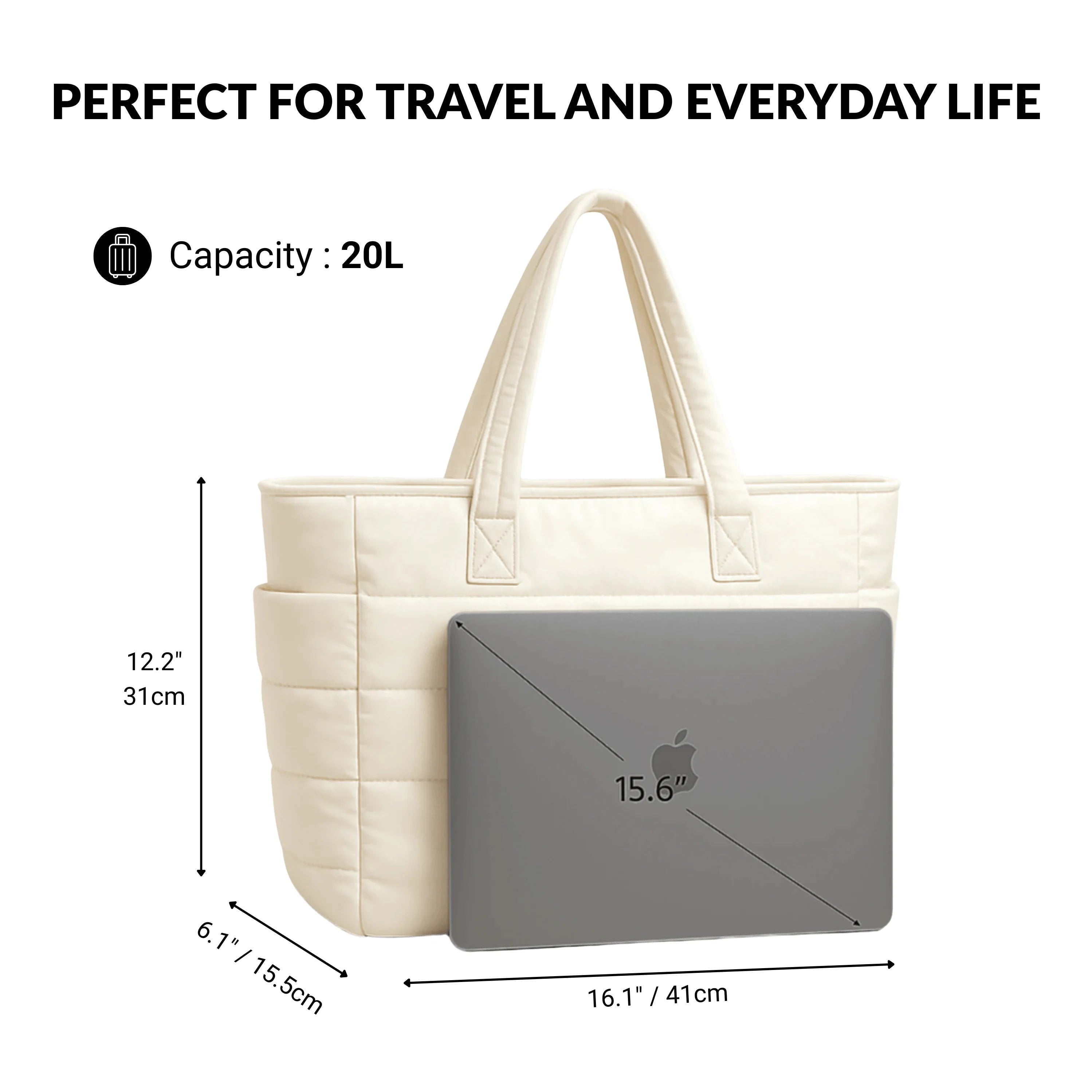[v2] Cloudy - Puffer Tote Bag 8