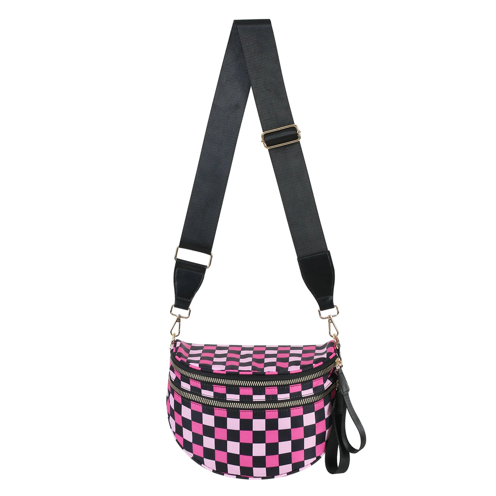 [v2] GoFree - The Roomiest Bum Bag (Checkered) 13