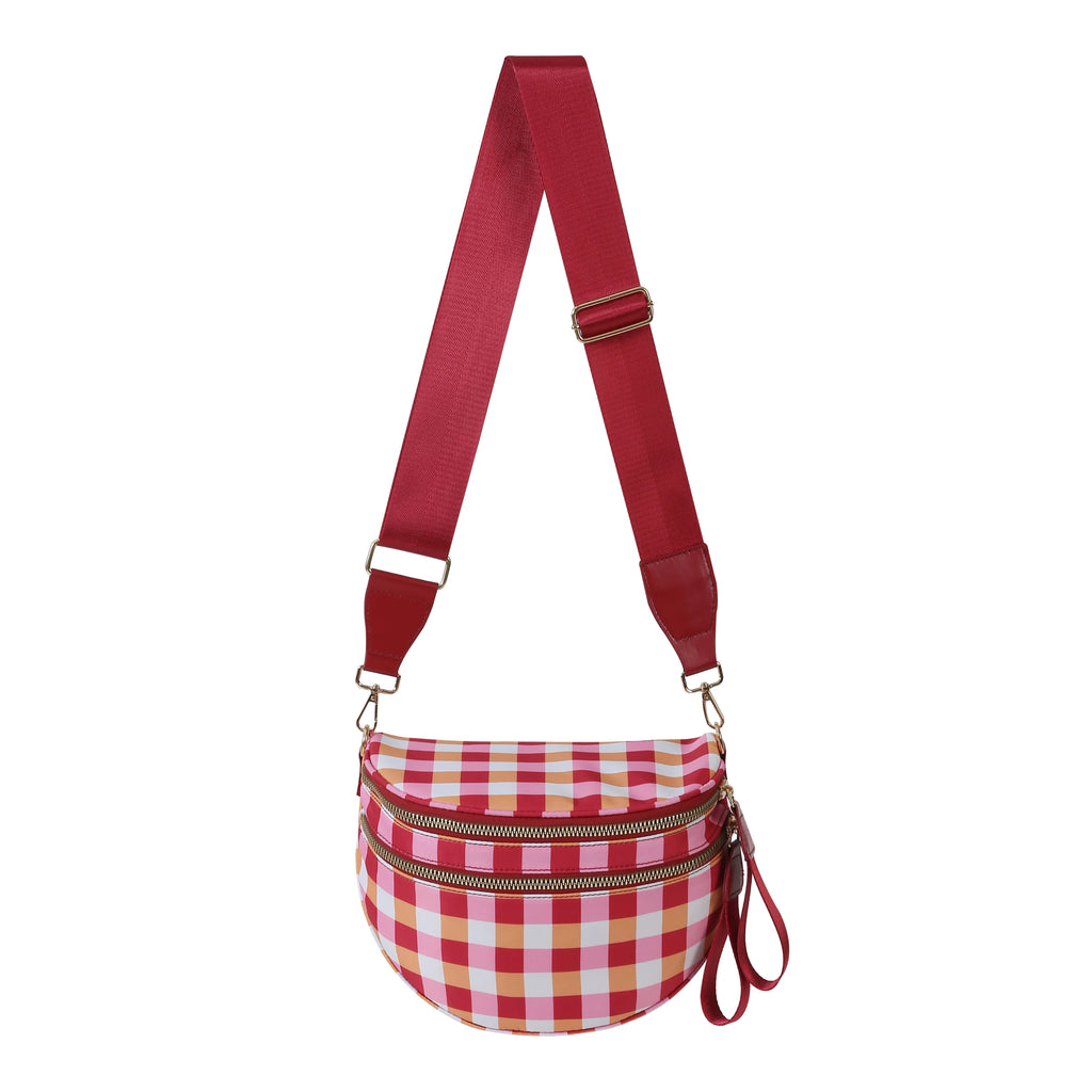 [v2] GoFree - The Roomiest Bum Bag (Checkered) 32