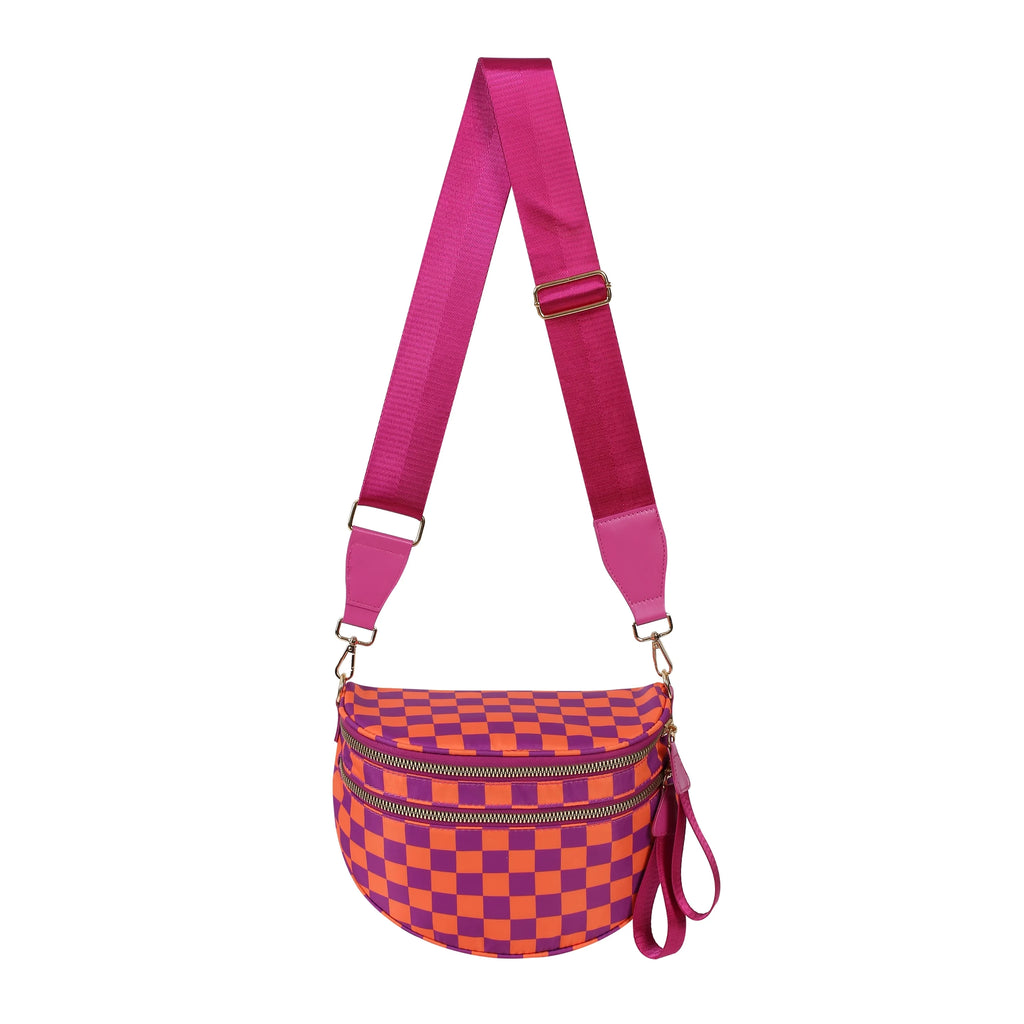 [v2] GoFree - The Roomiest Bum Bag (Checkered) 38