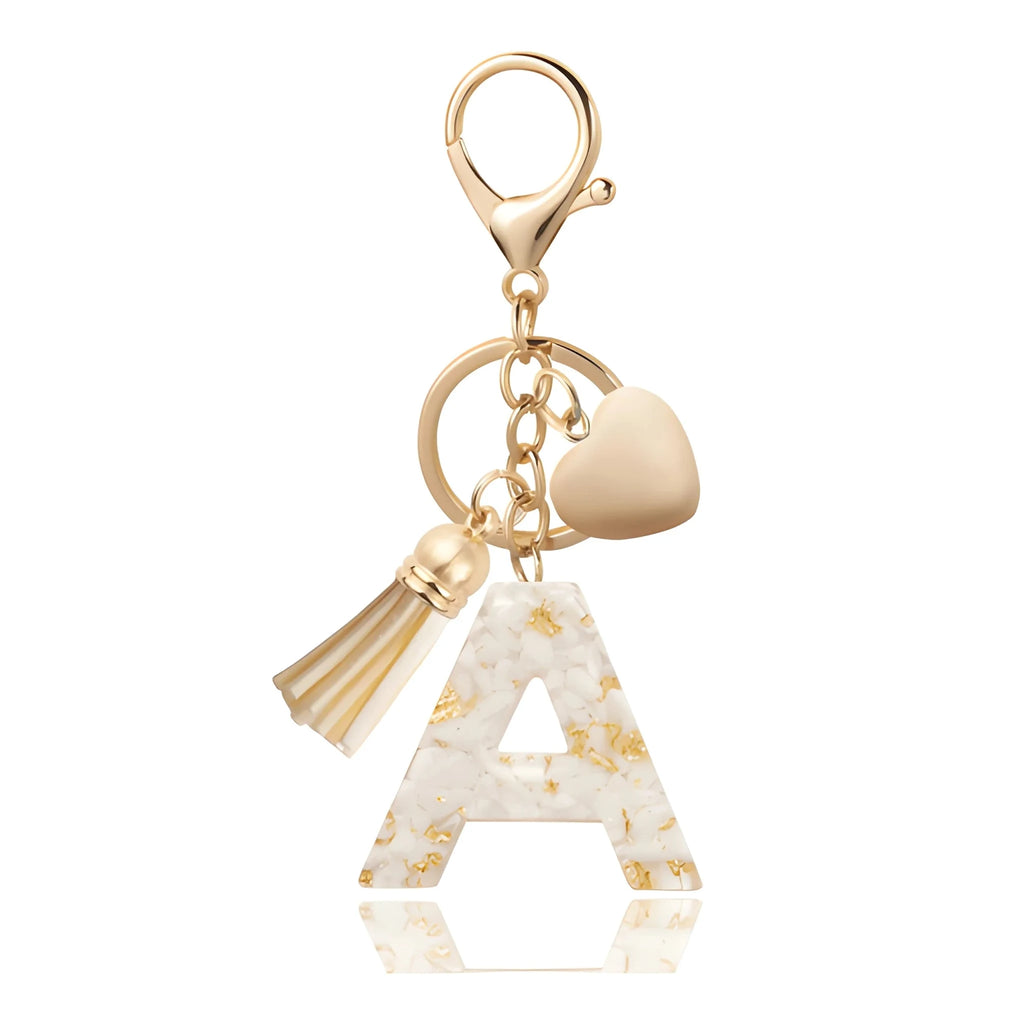 [v2] Golden Initial - Bag Charm