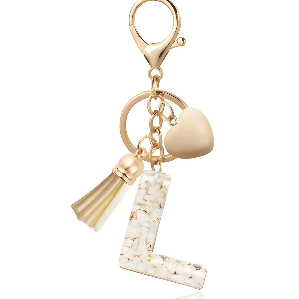 [v2] Golden Initial - Bag Charm 12
