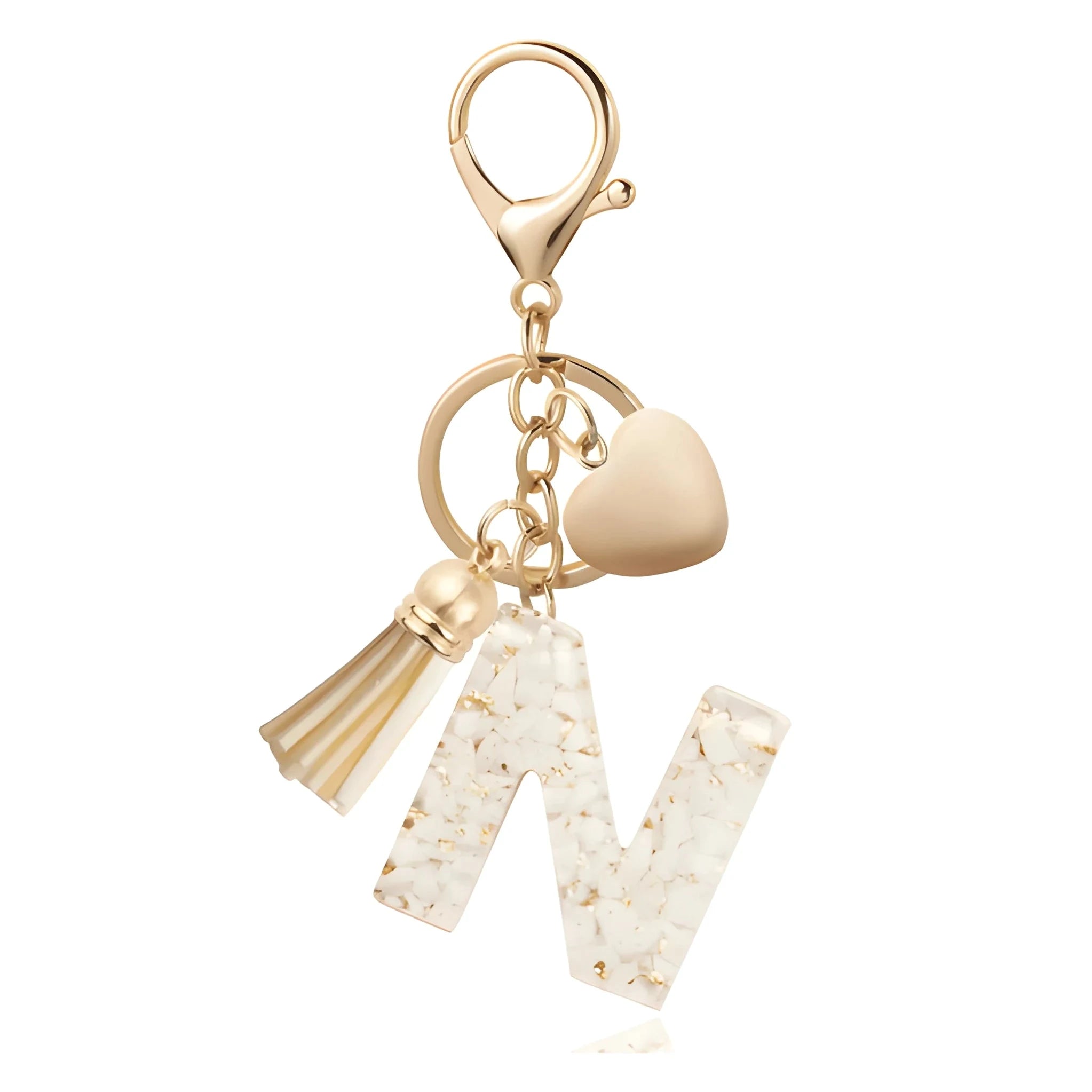 [v2] Golden Initial - Bag Charm 14