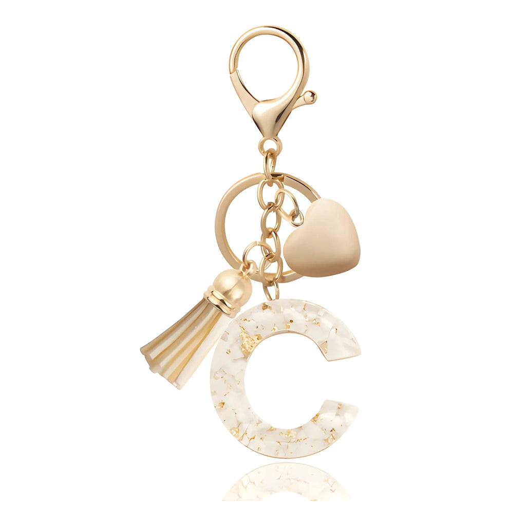 [v2] Golden Initial - Bag Charm 3