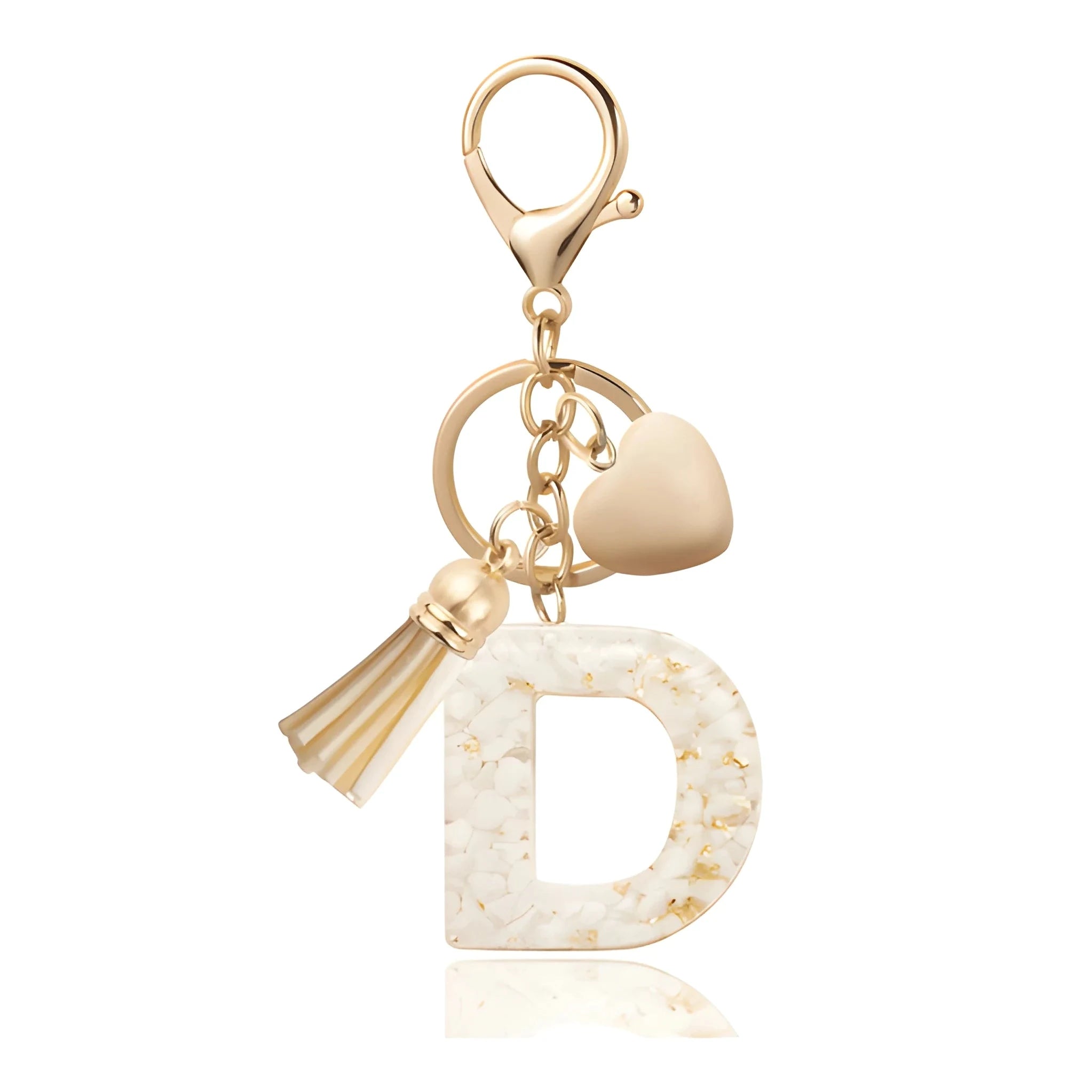 [v2] Golden Initial - Bag Charm 4