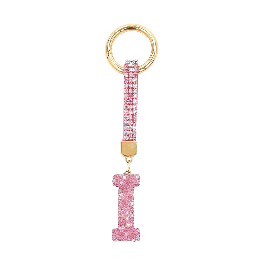 [v2] Sparkle Initial – Bag Charm (Pink) 6