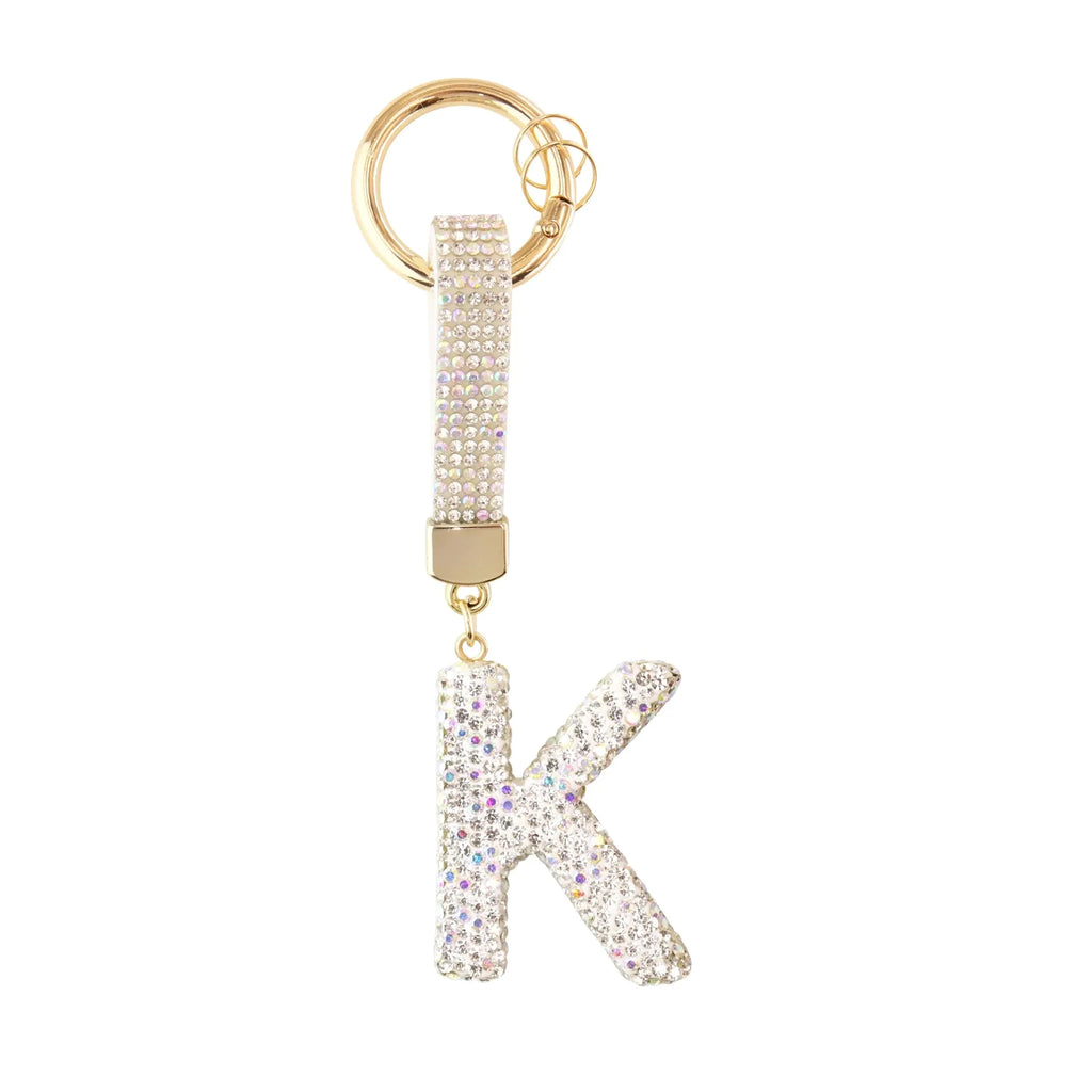 [v2] Sparkle Initial – Bag Charm (Silver) 11