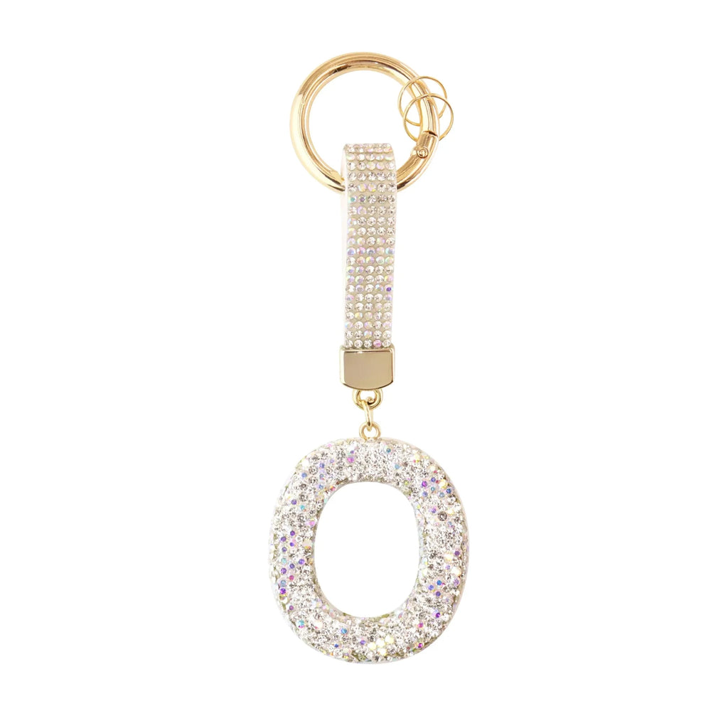 [v2] Sparkle Initial – Bag Charm (Silver) 15