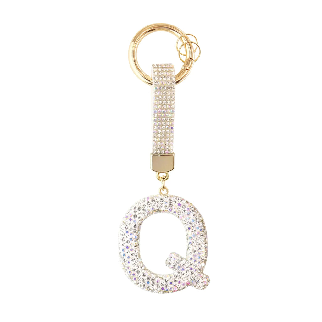 [v2] Sparkle Initial – Bag Charm (Silver) 17