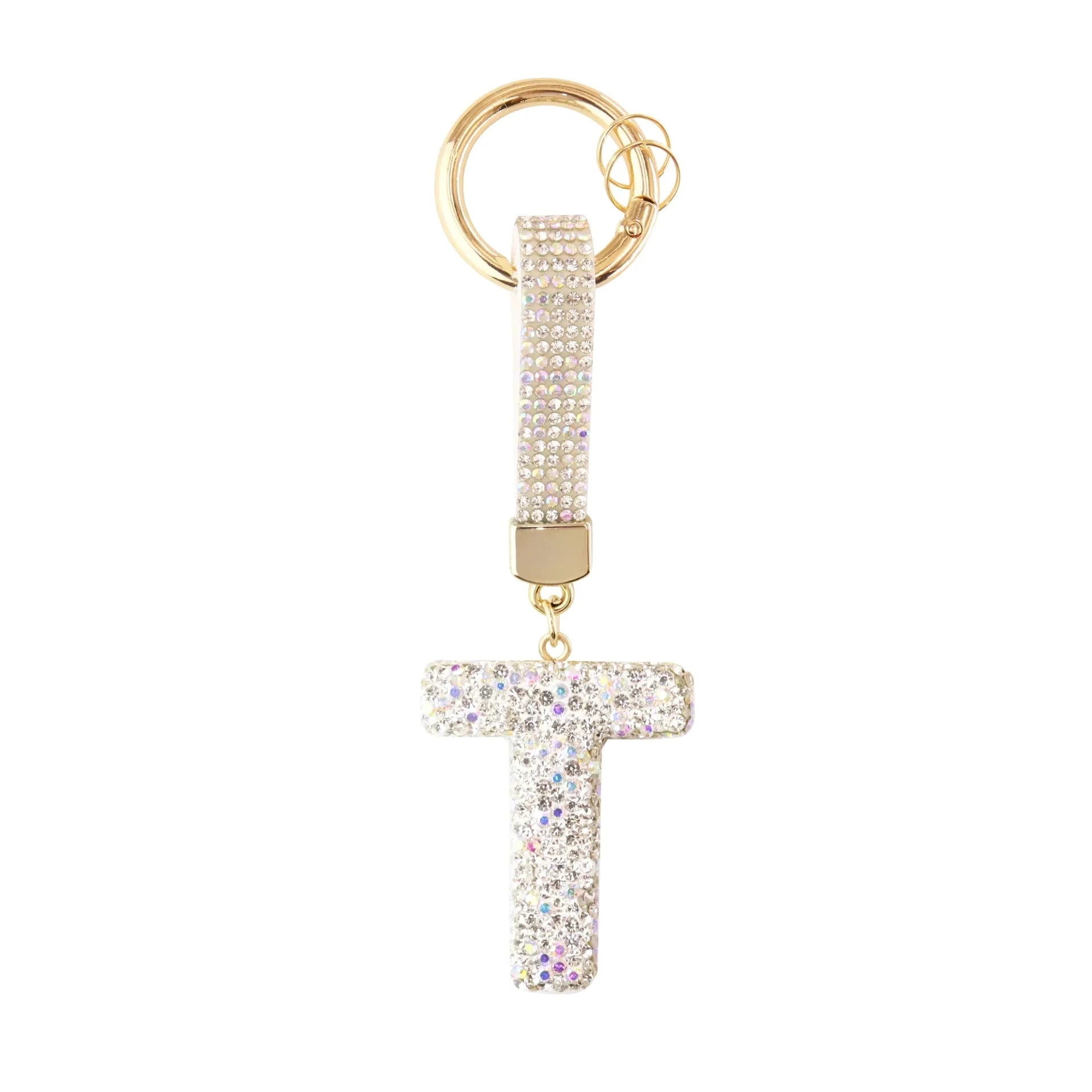[v2] Sparkle Initial – Bag Charm (Silver) 20