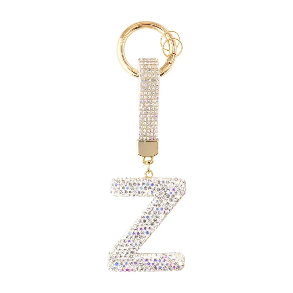 [v2] Sparkle Initial – Bag Charm (Silver) 26