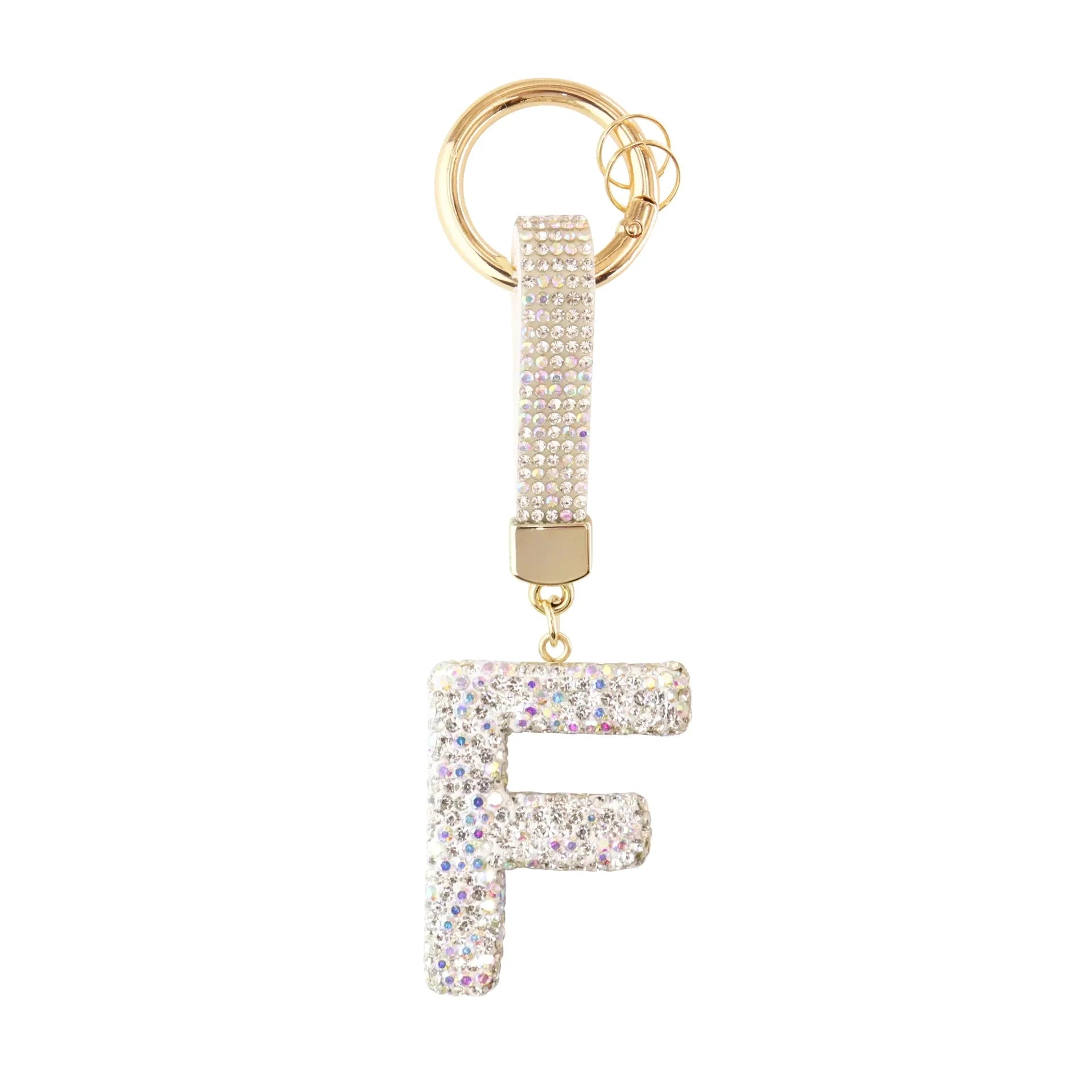 [v2] Sparkle Initial – Bag Charm (Silver) 6