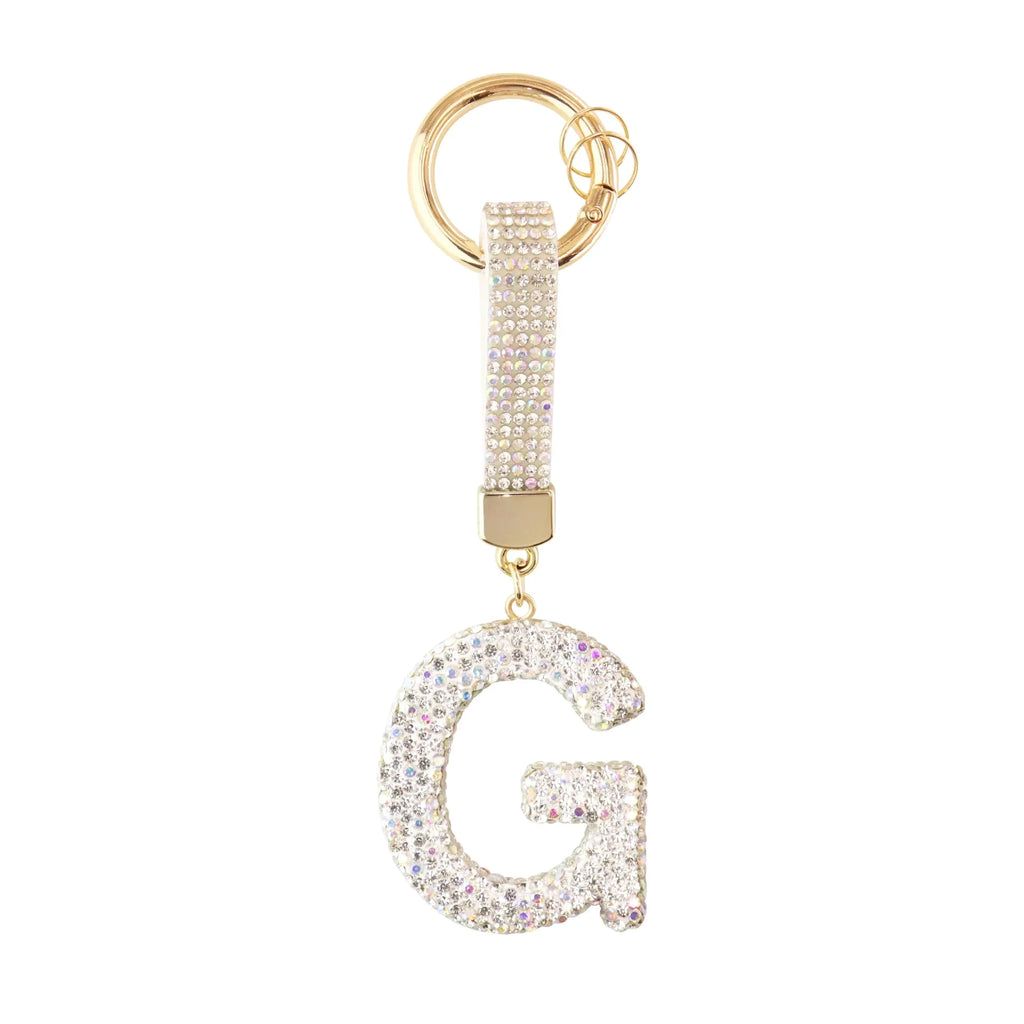 [v2] Sparkle Initial – Bag Charm (Silver) 7